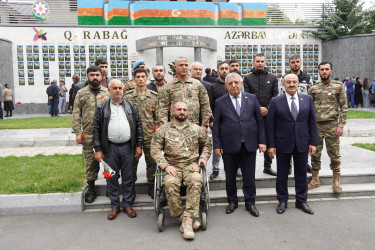 Zaqatalalılar Vətən uğrunda canlarından keçən qəhrəman oğulların xatirəsini anıblar